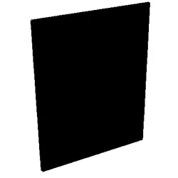 Placa Acero Protector de Pared 900 x 705 mm. Color NEGRO